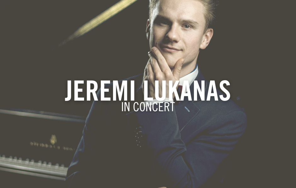 Jeremi Lukanus Benefit Piano Concert
