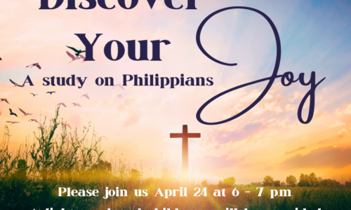 Discover Your Joy: A Study of Philippians – Week Three