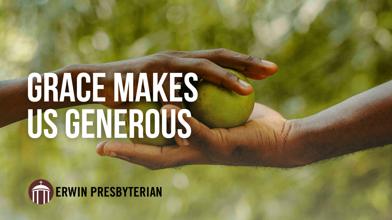 Grace Makes Us Generous ~ Rev. Dr. Ramy N. Marcos