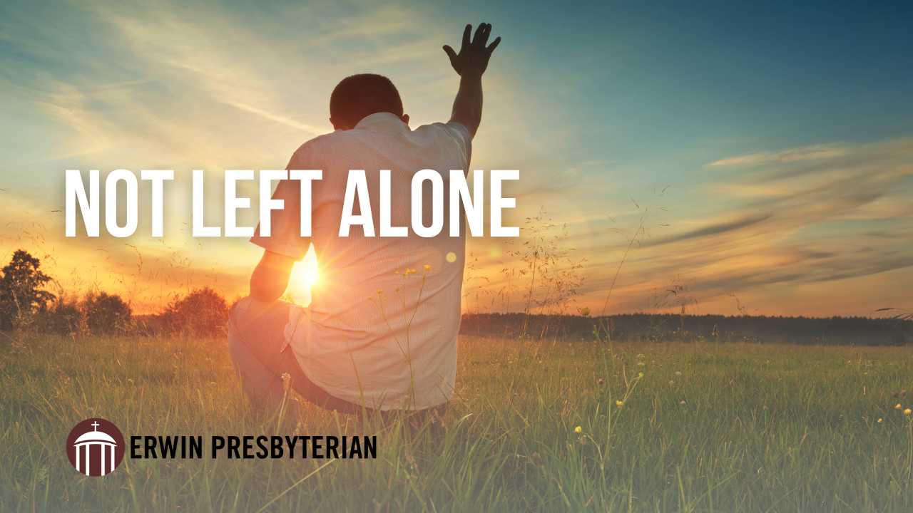 Not Left Alone ~ Rev. Dr. Ramy N. Marcos