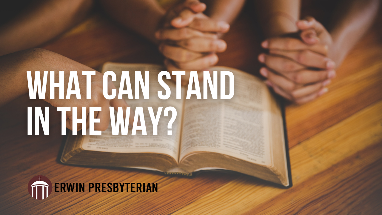 What Can Stand in the Way? ~ Rev. Dr. Ramy N. Marcos